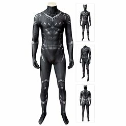 Etaya Black Panther T'Challa Cosplay Costumes Captain America Civil War Suit