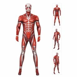 Etaya Attack On Titan Beast Titan Halloween Jumpsuit