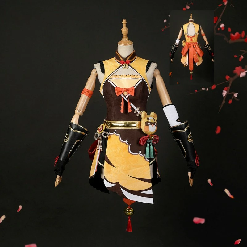 Etaya Genshin Impact Cosplay Suits Xiangling Cosplay Costume