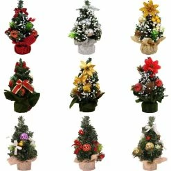Etaya Mini Christmas Decoration Tree Desktop Ornaments Christmas Tree