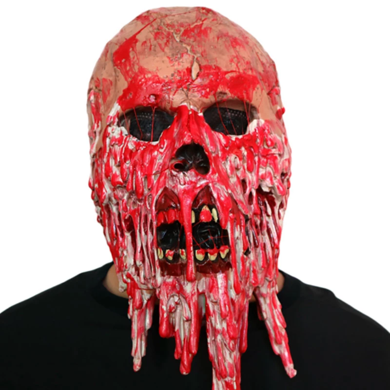 Etaya Halloween Horror Helmet Walking Dead Blood Face Mask