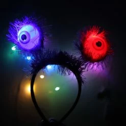 Etaya Luminous Headband Halloween Party Supplies Horror Explosion Eyeball Headband