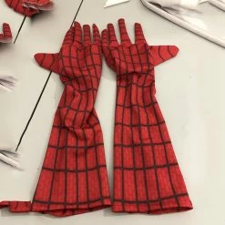 Etaya Spiderman Gloves Cosplay Props Gloves For Halloween Party