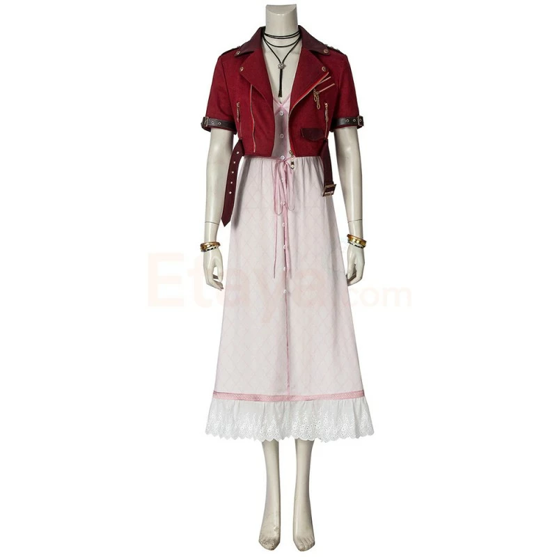 Etaya Aerith Gainsborough Cosplay Costume Final Fantasy VII FF7 Cosplay Suits - Image 2