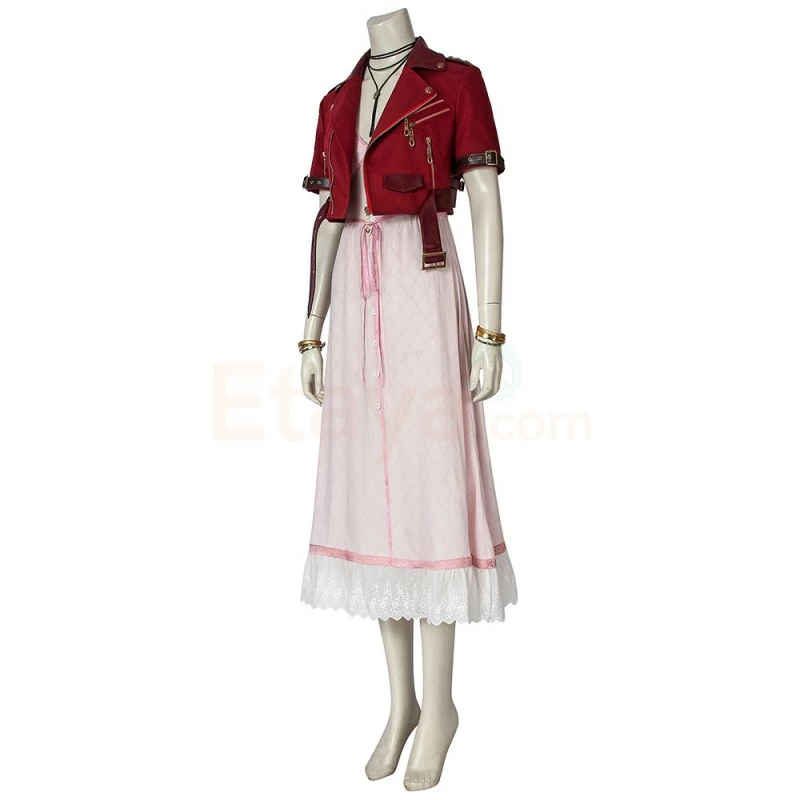 Etaya Aerith Gainsborough Cosplay Costume Final Fantasy VII FF7 Cosplay Suits - Image 3