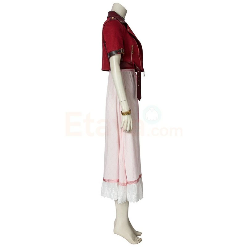 Etaya Aerith Gainsborough Cosplay Costume Final Fantasy VII FF7 Cosplay Suits - Image 4