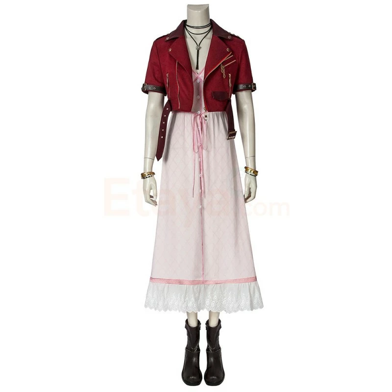 Etaya Aerith Gainsborough Cosplay Costume Final Fantasy VII FF7 Cosplay Suits - Image 7