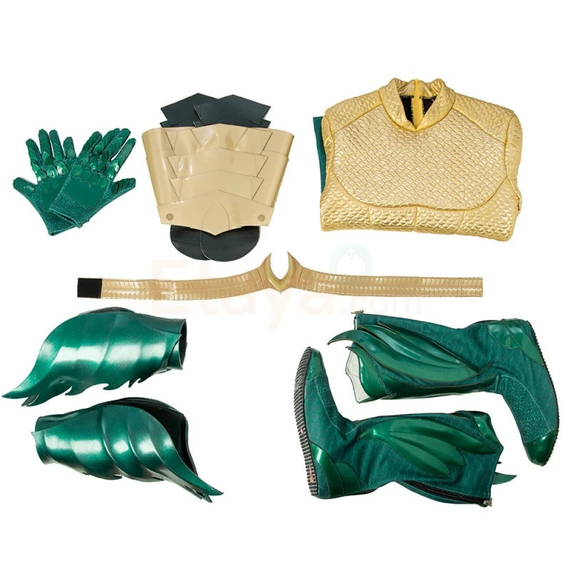 Etaya Aquaman Arthur Curry Cosplay Costume Full Set - Image 2