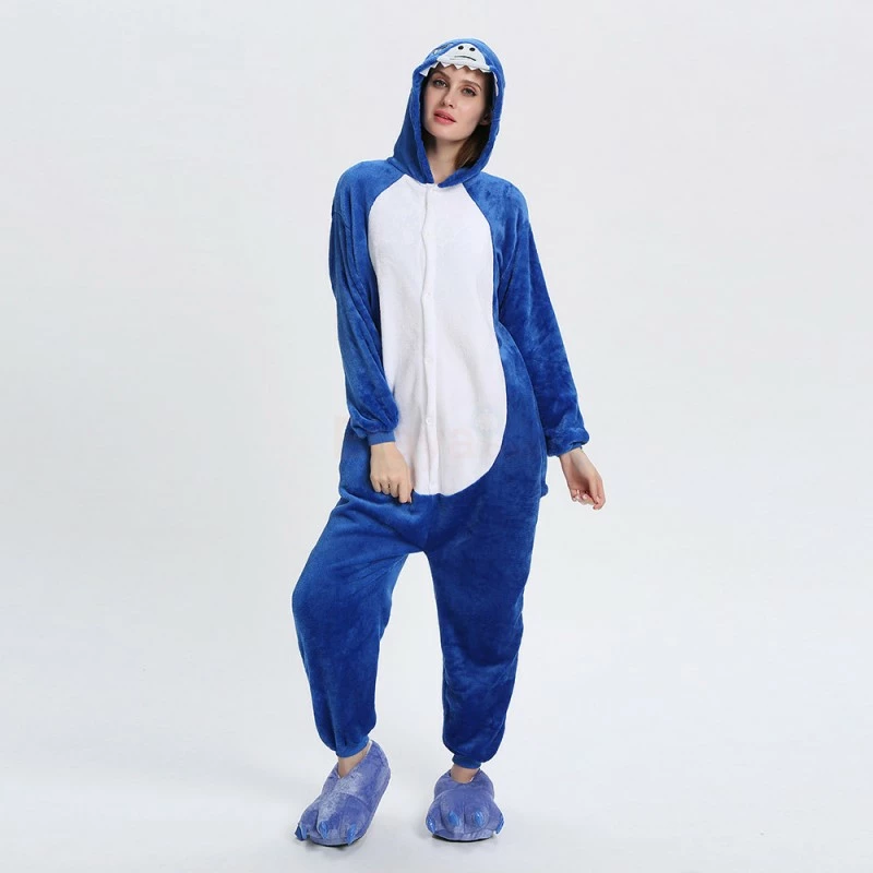 Etaya Shark Kigurumi Animal Onesie Pajama Costumes For Adult - Image 10