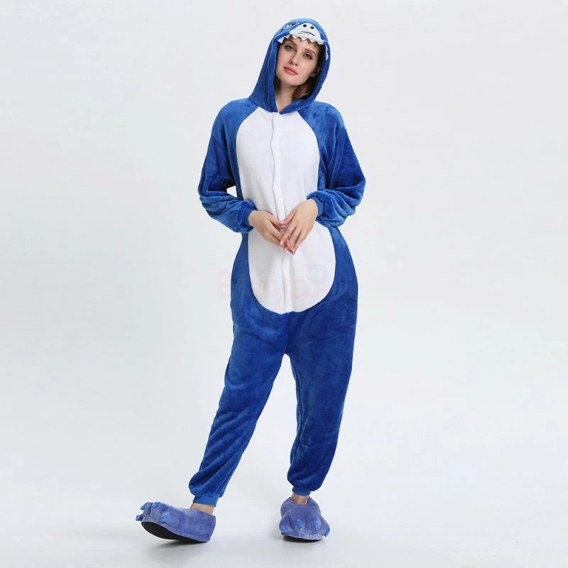Etaya Shark Kigurumi Animal Onesie Pajama Costumes For Adult - Image 11