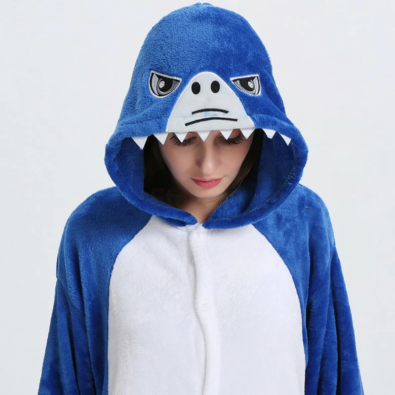 Etaya Shark Kigurumi Animal Onesie Pajama Costumes For Adult - Image 13
