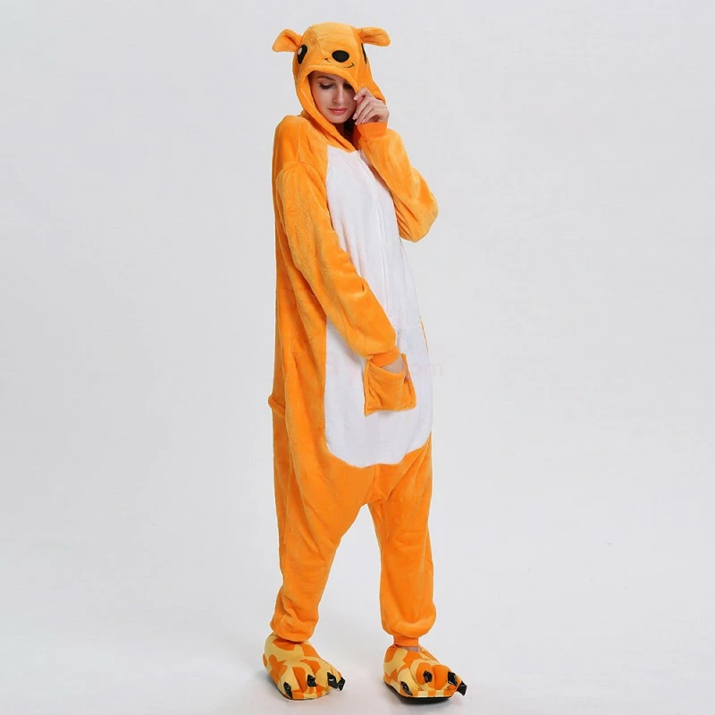 Etaya Kangaroo Kigurumi Animal Onesie Pajama Costumes For Adult - Image 10