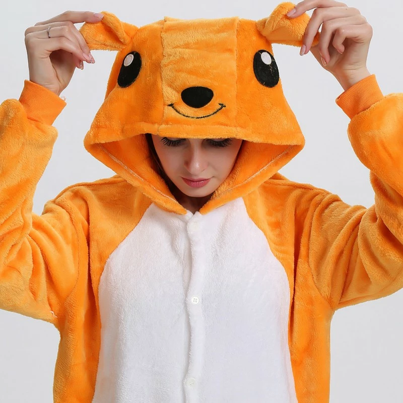 Etaya Kangaroo Kigurumi Animal Onesie Pajama Costumes For Adult - Image 12