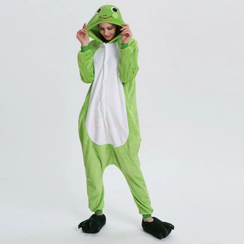 Etaya Frog Kigurumi Animal Onesie Pajama Costumes For Adult - Image 9