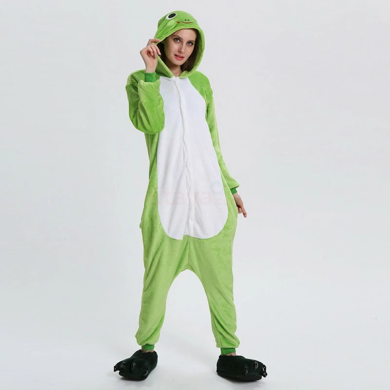 Etaya Frog Kigurumi Animal Onesie Pajama Costumes For Adult - Image 10