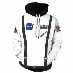 Etaya New Nasa Astronaut Sweatshirt 3D Print Long Sleeve Hoodies