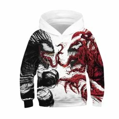 Etaya Kids Venom Hoodie 3D Printed Pattern Fashion Sweatshirt