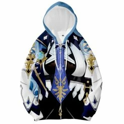 Etaya Eula 3D Print Hoodies Game Genshin Impact Streetwear