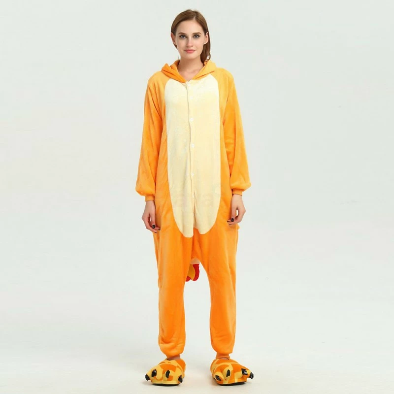 Etaya Fire Dragon Kigurumi Animal Onesie Pajama Costumes For Adult - Image 2