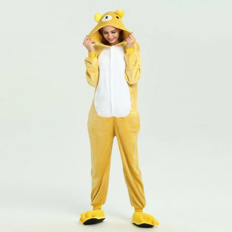 Etaya Rilakkuma Kigurumi Animal Onesie Pajama Costumes For Adult - Image 8