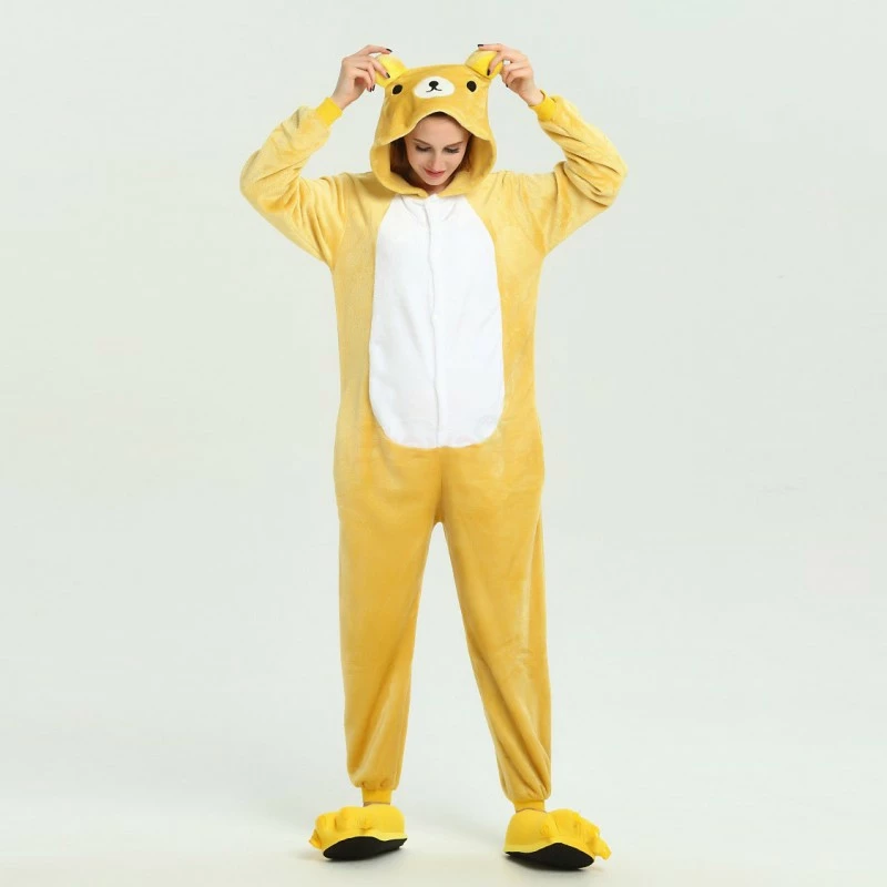 Etaya Rilakkuma Kigurumi Animal Onesie Pajama Costumes For Adult - Image 9