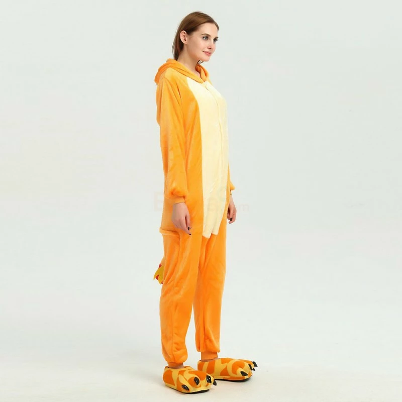 Etaya Fire Dragon Kigurumi Animal Onesie Pajama Costumes For Adult - Image 3