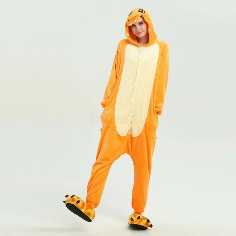 Etaya Fire Dragon Kigurumi Animal Onesie Pajama Costumes For Adult - Image 6