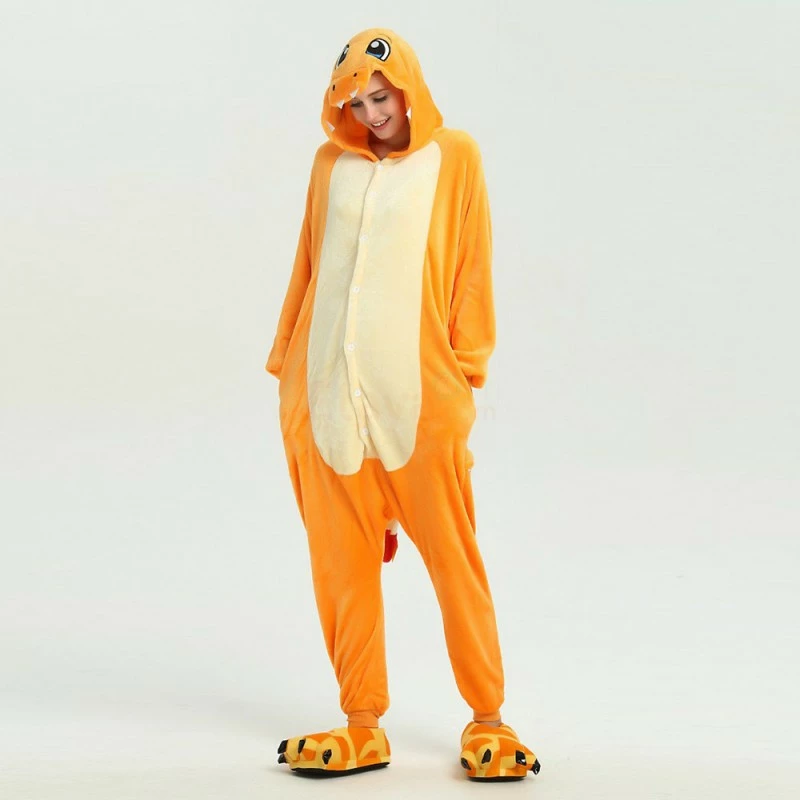 Etaya Fire Dragon Kigurumi Animal Onesie Pajama Costumes For Adult - Image 7