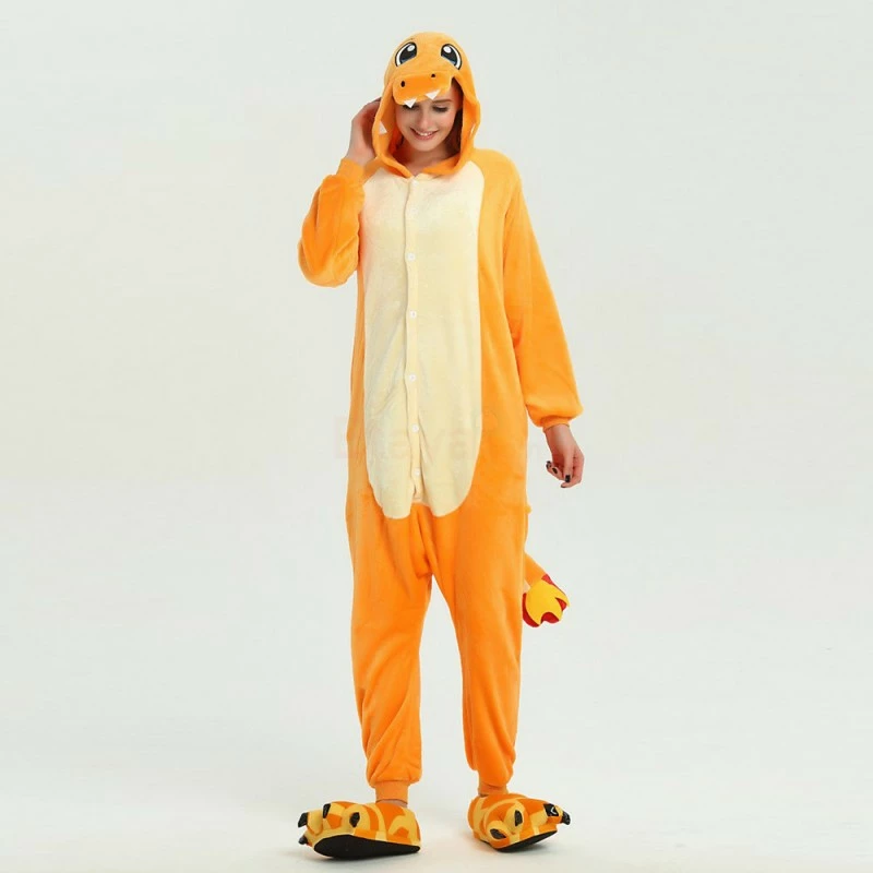 Etaya Fire Dragon Kigurumi Animal Onesie Pajama Costumes For Adult - Image 9