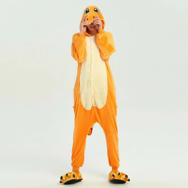 Etaya Fire Dragon Kigurumi Animal Onesie Pajama Costumes For Adult - Image 10