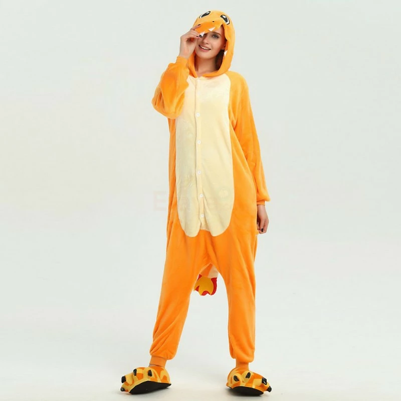 Etaya Fire Dragon Kigurumi Animal Onesie Pajama Costumes For Adult - Image 11