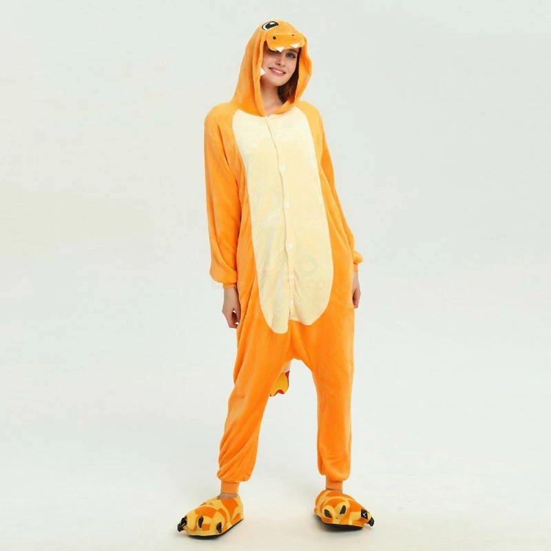 Etaya Fire Dragon Kigurumi Animal Onesie Pajama Costumes For Adult - Image 13