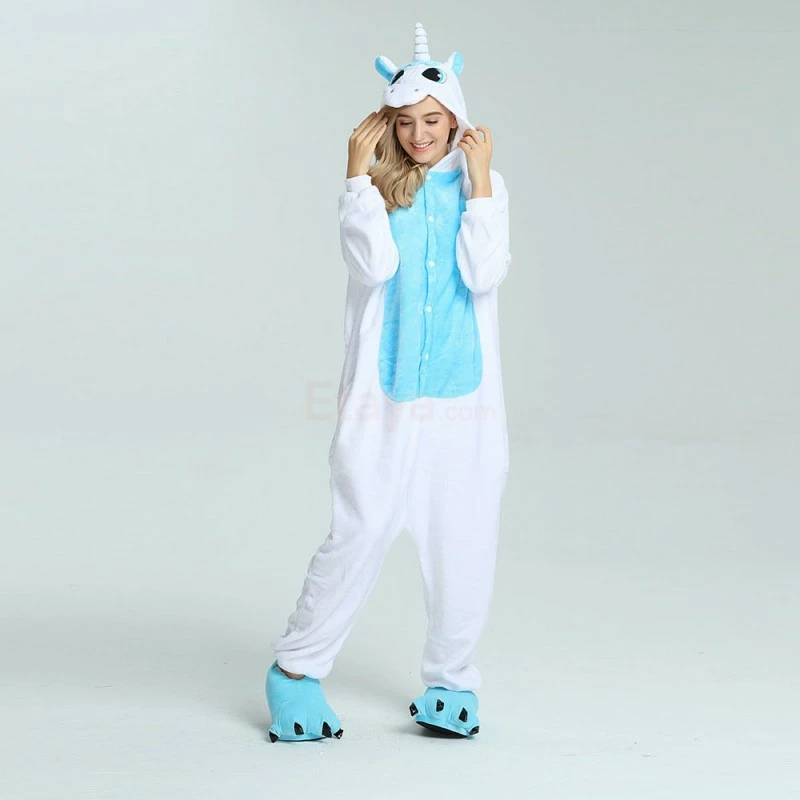 Etaya Blue Unicorn Kigurumi Onesies Pajamas Animal Onesies For Adult - Image 11
