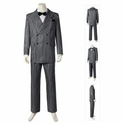 Etaya Gomez Addams Cosplay Suit 1991 The Addams Family Cosplay Costumes