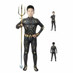 Etaya Aquaman Costumes Arthur Curry Cosplay Jumpsuits For Kids