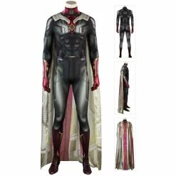 Etaya Vision Costume Avengers 3 Infinity War Cosplay Suits Jumpsuit