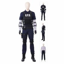 Etaya Resident Evil 2 Remake Leon Scott Kennedy RPD Cosplay Costume Outfit
