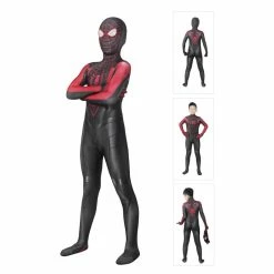 Etaya Kids Marvel Spiderman PS5 2 Miles Morales Cosplay Jumpsuits