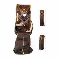 Etaya Genshin Impact Cosplay Suits Zhongli Rock Pillar Halloween Costume