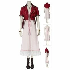 Etaya Aerith Gainsborough Cosplay Costume Final Fantasy VII FF7 Cosplay Suits