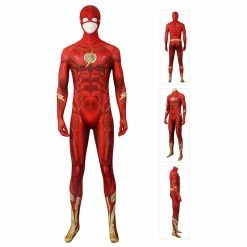 Etaya The Flash Halloween Costumes Barry Allen Cosplay Jumpsuits