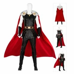 Etaya Thor 4 Love And Thunder Cosplay Suits Thor Black Halloween Costume