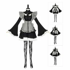 Etaya Kitagawa Marin Cosplay Black Lolita Dress My Dress-Up Darling Cosplay Suits