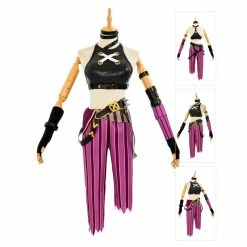 Etaya Jinx Costume Arcane Wars Of Two Cities Cosplay Suits