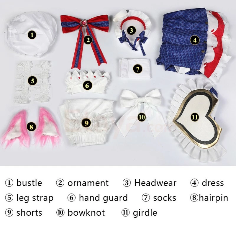 Etaya LOL Daji Cosplay Costume League Of Legends King Of Glory Suit - Image 21