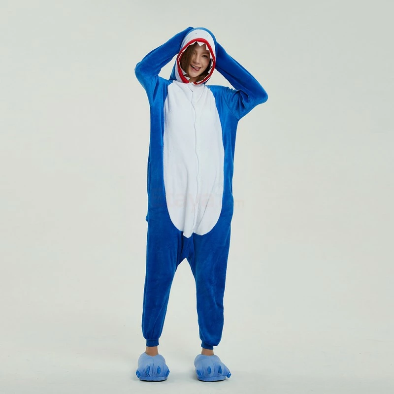 Etaya Shark Gloves A Kigurumi Animal Onesie Pajama Costumes For Adult - Image 7