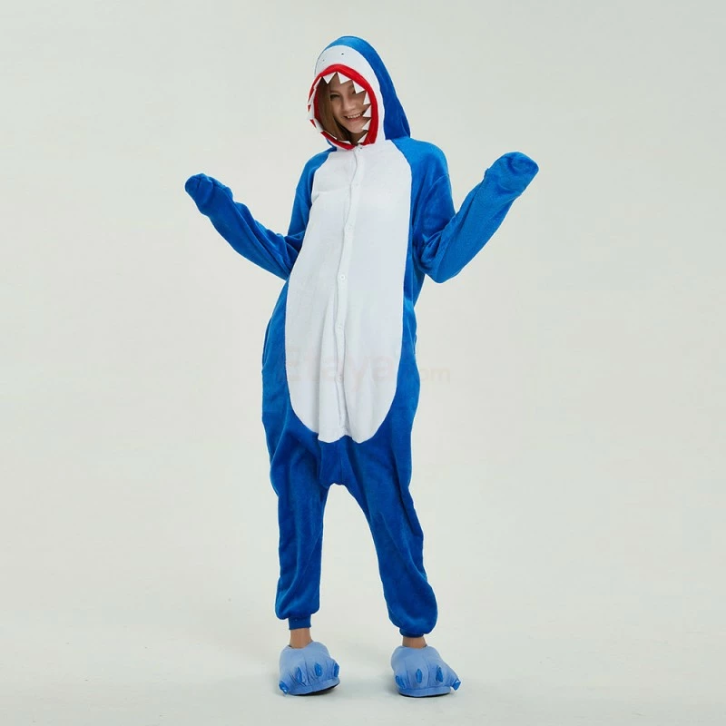 Etaya Shark Gloves A Kigurumi Animal Onesie Pajama Costumes For Adult - Image 8