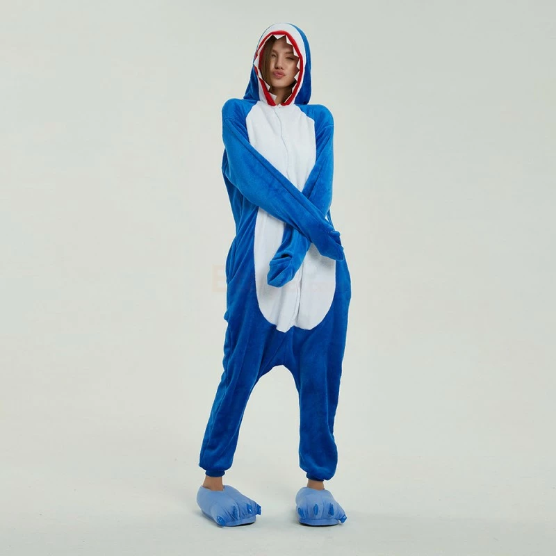 Etaya Shark Gloves A Kigurumi Animal Onesie Pajama Costumes For Adult - Image 9