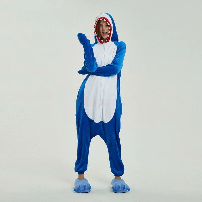 Etaya Shark Gloves A Kigurumi Animal Onesie Pajama Costumes For Adult - Image 10