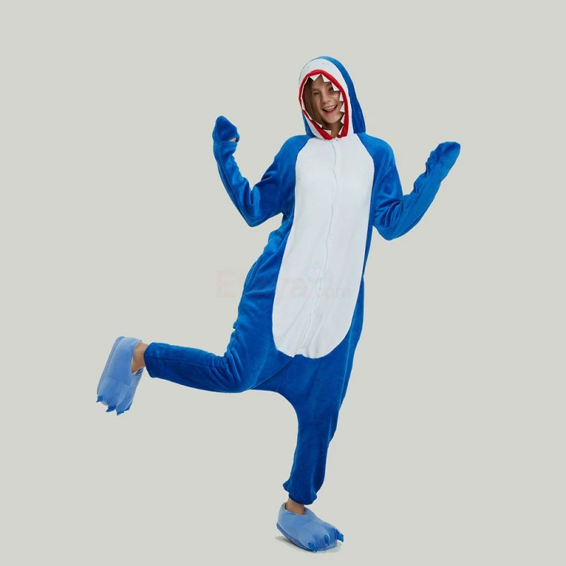 Etaya Shark Gloves A Kigurumi Animal Onesie Pajama Costumes For Adult - Image 13